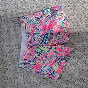 Lilly Pulitzer The Callahan Shorts Style 92920 Women’s Multi Color Size 0 EUC